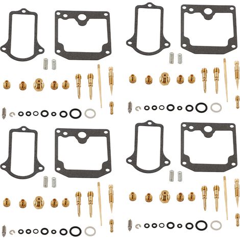 Kit de réparation de carburateur moto 4 pièces, kit de révision et de reconstruction pour KZ650B Z650 KZ650C Custom KZ650D SR KZ650 (1/5)