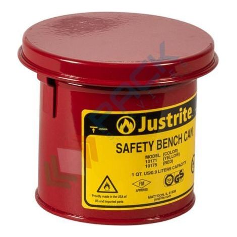 asecos  contenitore  abbeveratoio  1,0  l  lamiera  acciaio  -  JUT10175RD (1/2)