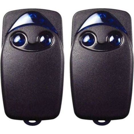 2 télécommandes de porte de garage électriques Flo2r-s 433.92 MHz à 2 boutons. compatibles avec les télécommandes de porte de garage Nice Remote TRIMEC (1/4)