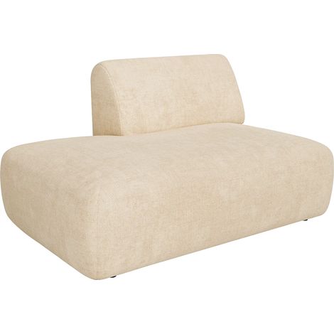 Module méridienne gauche en tissu beige POGNI de Maison Céphy (1/4)