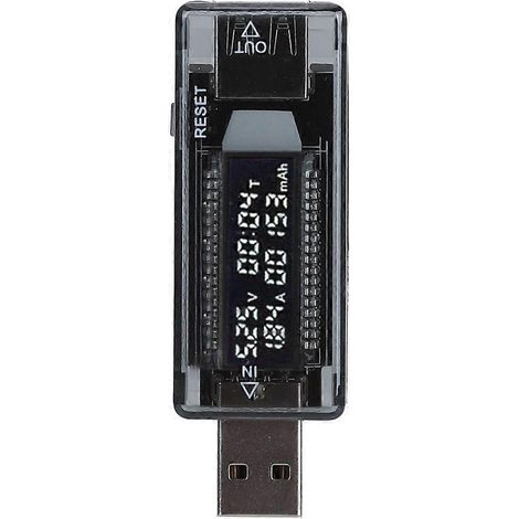 USB-Tester Voltmeter Amperemeter Leistungs-/Kapazitäts-/Mobilstrom-Testgerät für Wandladegeräte