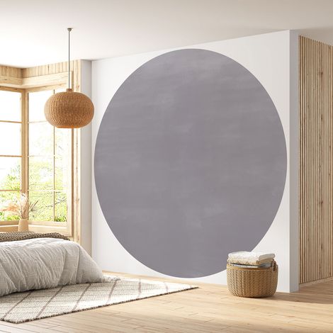 Papier peint rond / cercle - Couleur Tendance - 643 - Diamètre 30 cm (1/4)
