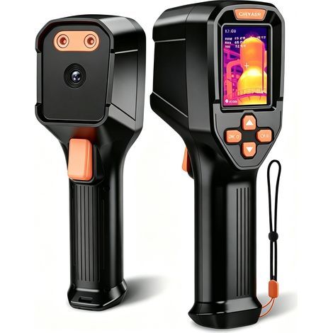 Caméra thermique professionnelle IR 3200x240, Imagerie thermique 25Hz, Alertes de température, Mesure de -20°C à 550°C, Outil de diagnostic pour plomberie et HVAC