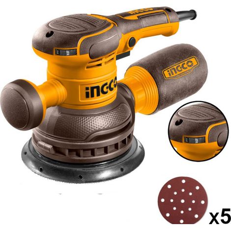 LEVIGATRICE ROTANTE 450W CON 5PZ CARTA ABRASIVA