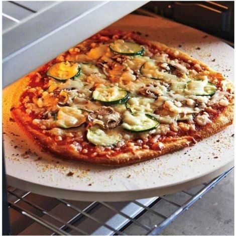 20.6 cm - Pierre à Pizza pour Grill et Four (1/4)