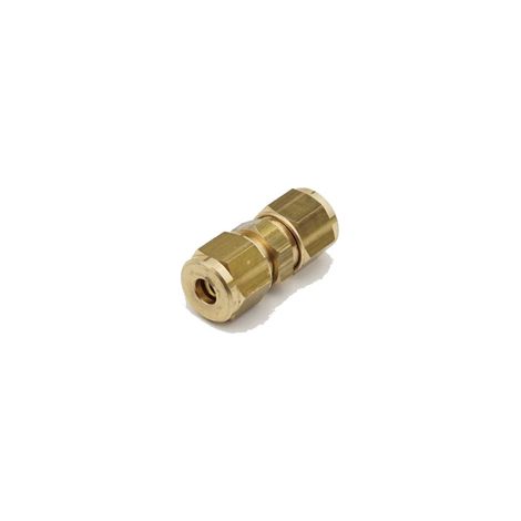 PrimaPlus Brass Compression Coupling 6mm - Pack of 10 (1/2)