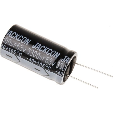 Condensateur RS PRO 3300µF, 63V c.c.