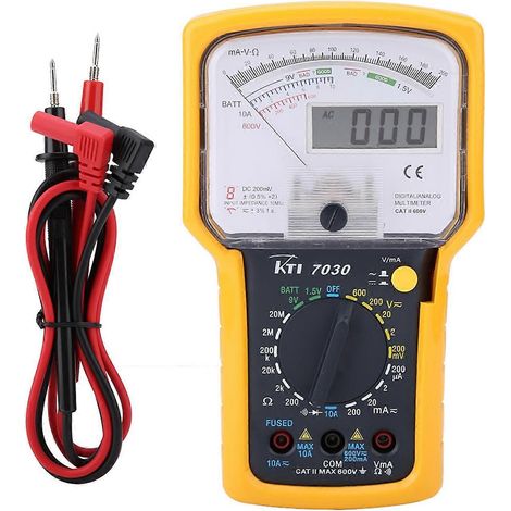 KT7030 Multifunktions-Multimeter mit hoher Empfindlichkeit und hoher Genauigkeit, analog und digital, Doppelanzeige