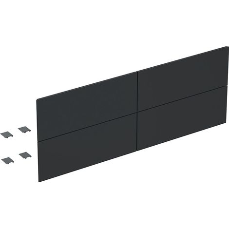 Ensemble GE pour tiroir frontal pour ONE US, 4 tiroirs pour WT, largeur 135 cm, noir mat