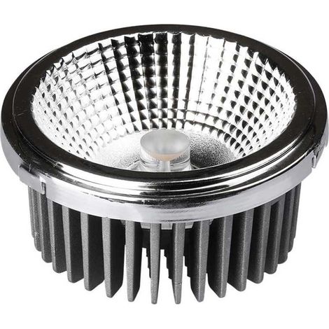 Projecteur LED V-TAC 20W AR111 avec réflecteurs interchangeables (20°-40°) Couleur Argent Blanc Naturel (1/5)
