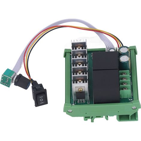 Variateur de vitesse Moteur DC 12V-36V PWM Régulateur Rail DIN Contrôleur de Sens Avant/Arrière (1/5)