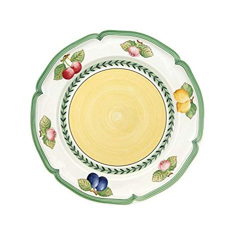 Villeroy & Boch Piatto da pranzo French Garden Fleurence, 26 cm, Porcellana Premium, bianco/colorato (1/4)