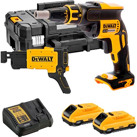 Dewalt DCF620M2K Atornillador para pladur XR 18V con 2 baterías 4Ah y maletín TSTAK (1/3)