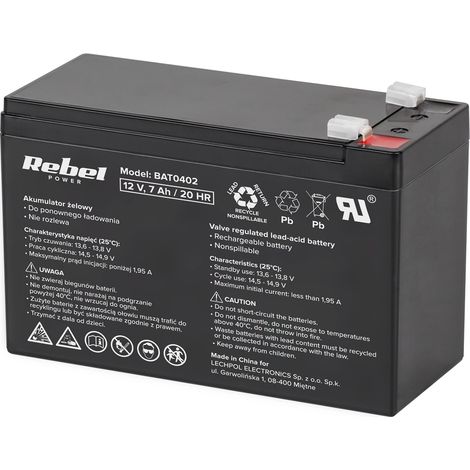 Batería de gel de 12 V / 7 Ah (1/5)