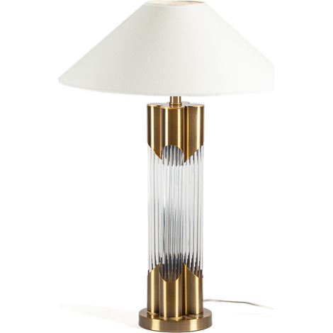 Tischlampe 16X16X60 Goldmetall/Transparentes Glas Ohne Lampenschirm (1/4)