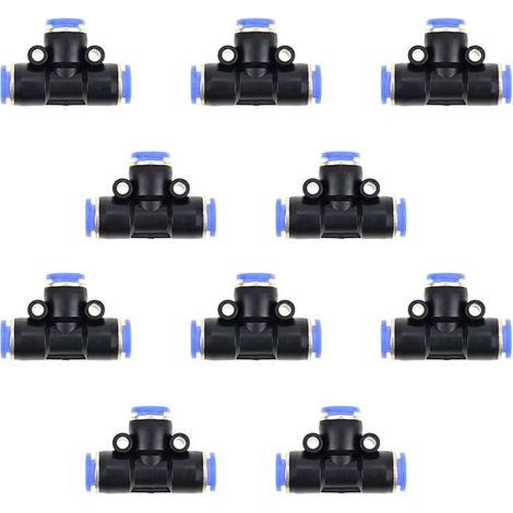 10 pneumatic hose fittings allowing quick connection to 6 mm quick-connect pneumatic fittings (1/5)