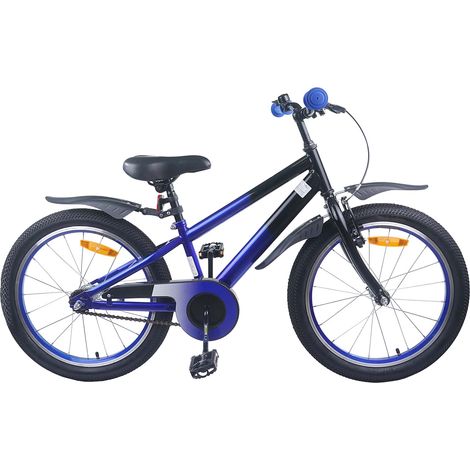 Teenpull – Kinderfahrrad 20 Zoll für 6-11 Jahre alt Blau Schwarz (1/5)