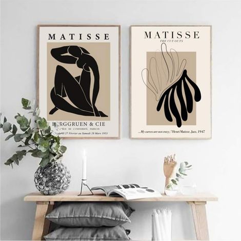 Henri Matisse Abstrakte Malerei Illustration Wandkunst Leinwand Druck (1/5)