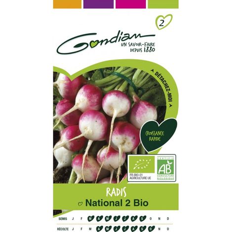 Gondian - radis National 2 bio (1/3)