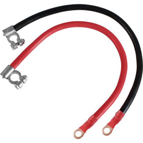 KFZ Massekabel Schwarz Rot Batteriekabel Batterieklemme PKW LKW Plusleitung (1/2)