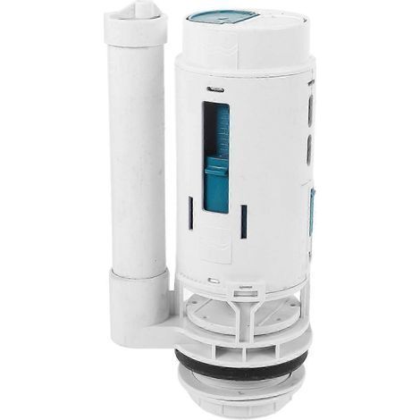 Kit de double chasse d'eau - Kit de remplacement de la valve de double chasse d'eau, bouton-poussoir de remplacement pour toilettes (1/4)