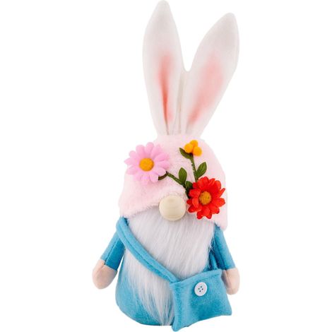 Figurines de gnomes printaniers, décorations de table de Pâques (1/5)