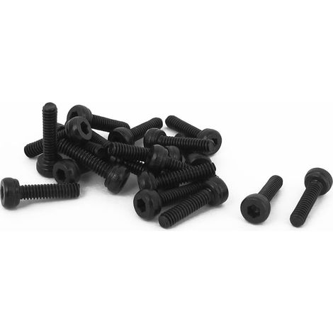 M2 x 8mm 12,9 Alloy Steel Machine Bolt Innensechskantschrauben Schwarz 20St (033494f62c18fa4486ef...