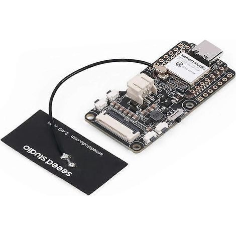 Carte d'affichage Seeed Studio XIAO EPaper (ESP32-S3) EE05, kit de développement IHM à encre électronique, support EPaper 24 broches, E/S de capteurs, interrupteur de batterie, interface utilisateur (1/5)