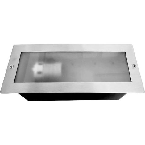 Spot balise encastrable E27 inox 304 – IP44 – 110° angle d'éclairage – Dimensions 229x94x84mm – Pour espaces extérieurs – Miidex Lighting (1/4)