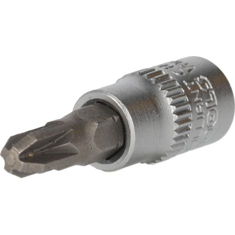 BRILLIANT TOOLS 1/4" PZ Bit de vaso para tornillos de cruz PZ3 BT020803 (1/4)
