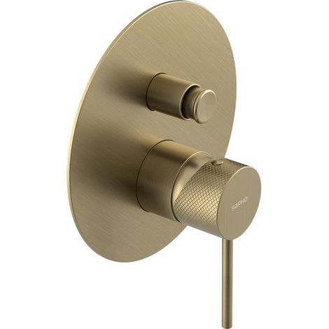 Mitigeur de douche à encastrer ULTRASAN, 2 sorties, or mat