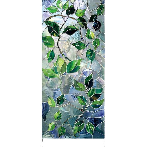Electrostatic film with a glass effect, 45100cm, can be used as a privacy sticker in the living room and bathroom. (1/5)