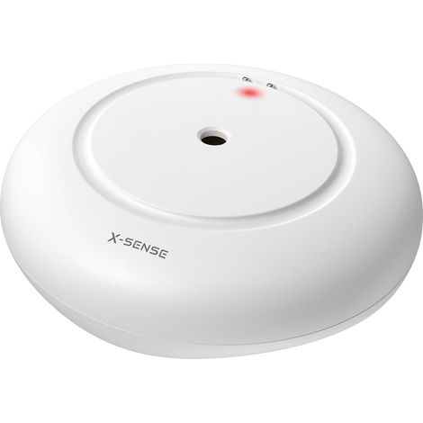 Détecteur de Fuite d’Eau Autonome 110 DB, WS01, Lot de 1  Format Compact pour Cuisine, Cave, Lavabo, Réservoir ou Piscine (1/5)