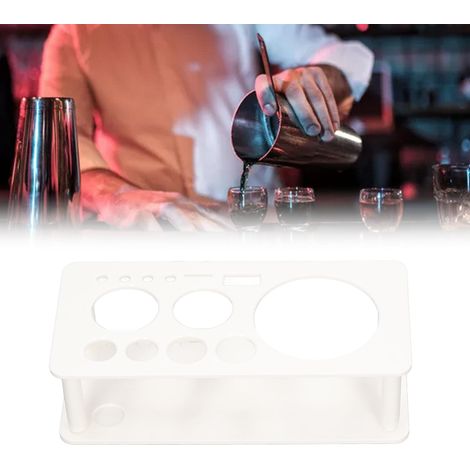 Platzsparender Barständer, praktische Aufbewahrungsmöglichkeit, Halter für Barutensilien aus Kunststoff für Bar und Zuhause (1/5)