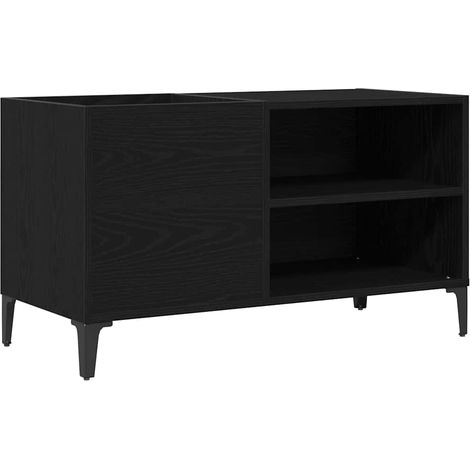 Maison Exclusive - Mueble para discos de vinilo Roble Negro 84,5