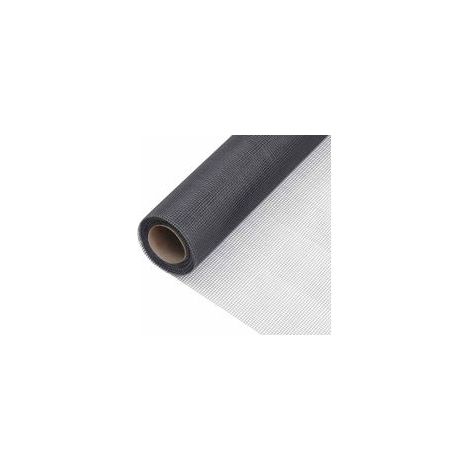 Moustiquaire en fibre de verre 80 x 2000 cm Grise- Crezuo (1/4)