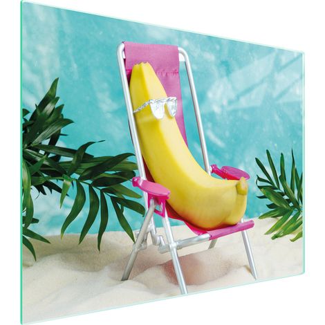 TAGLIERE IN VETRO 52x40 BANANA (1/5)
