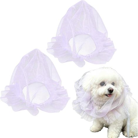 Masque facial pour chien, muselière en filet respirante, protection légère contre les morsures et les léchages. (1/5)