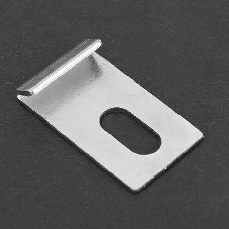 10 Stück Gewächshaus-Fußclips, silberne Metallbefestigungen, Befestigungsset, Werkzeug (1/5)