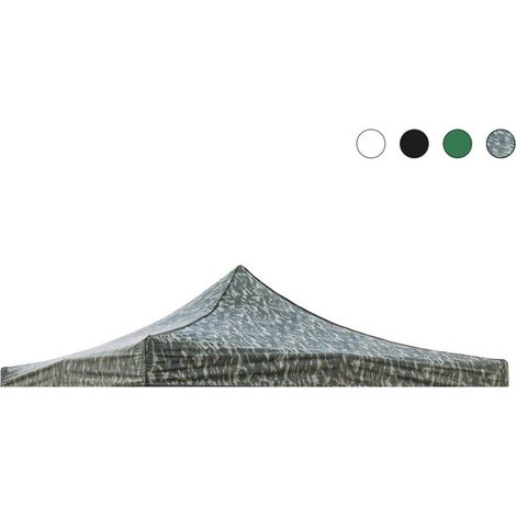 Telo di ricambio gazebo giardino 3x3 pieghevole copertura impermeabile - Army