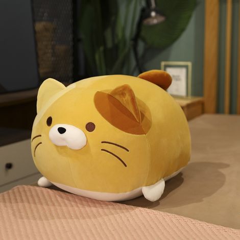 Coussin en peluche chat, gros chat en peluche, oreiller en peluche, jouet chat, coussin pour dormir, chaton mignon, coussin en peluche douce, cadeau pour enfants ou petite amie (1/5)