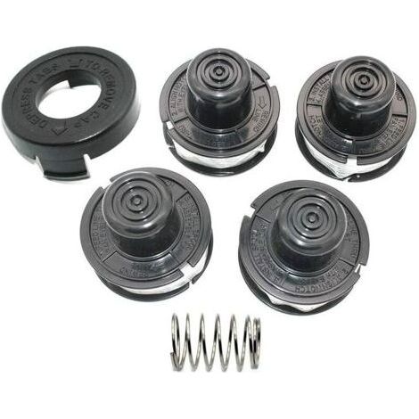 Stoßdämpfende Spule und Faden für Black & Decker Rasentrimmer – Kompatibel mit den Modellen GL250, GL310, GL360 und GLC500 – 4-teiliges Set – RS-136-Karteo (1/5)