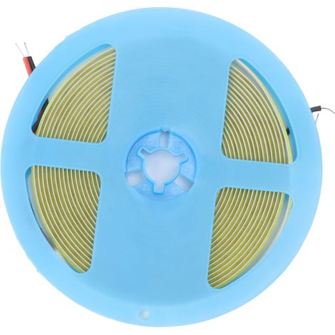 Bande LED COB de 5 m de long, flexible et auto-adhésive, pour la décoration intérieure, lumière chaude 3000K (1/5)