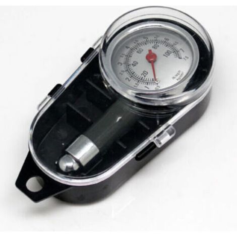 Jauge de Pression de Pneu, Manomètre Portatif de Pression de Pneu de 100 Psi Jauge de Pression des Pneus de Camion pour Voiture SUV Moto