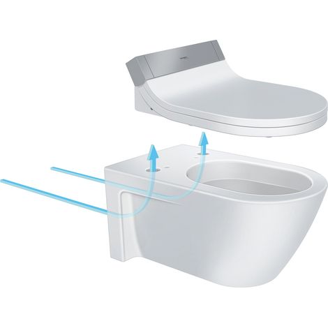 Duravit Starck 2 WC muraux pour SensoWash®, 2533590000, (1/5)