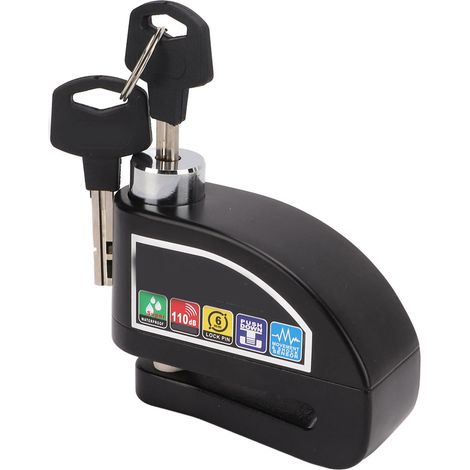 Antivol de disque de frein 110 dB avec alarme antivol pour motos, vélos électriques et VTT (1/5)