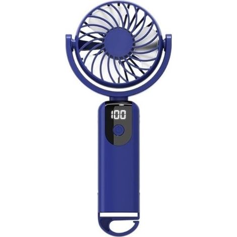 ventilateur USB avec écran LED et mousqueton 3 vitesses (1/5)