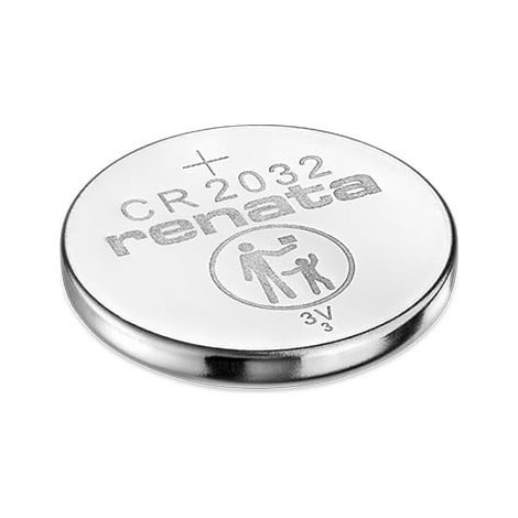 Renata / Swatch Group - Pile bouton lithium blister CR2032 RENATA 3V 260mAh (1/2)