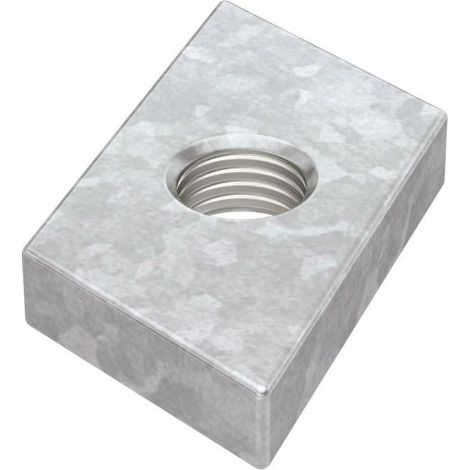 OBO Bettermann Gleitmutter für Profilschienen Mittel M8 Stahl Zinklamelle, 1147060 (1/5)