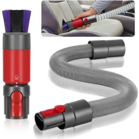 Stück kratzfeste Bürsten für Dyson V7, V8, V10, V11 und V15 + universell kompatibler flexibler Reinigungsschlauch